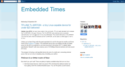 Desktop Screenshot of embeddedtimes.blogspot.com