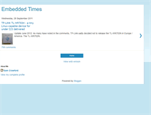 Tablet Screenshot of embeddedtimes.blogspot.com