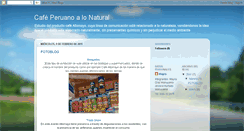 Desktop Screenshot of cafperuanoalonatural.blogspot.com