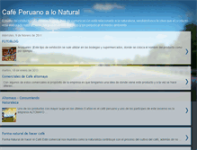 Tablet Screenshot of cafperuanoalonatural.blogspot.com