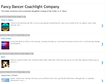 Tablet Screenshot of fancydancercoachlightcompany.blogspot.com