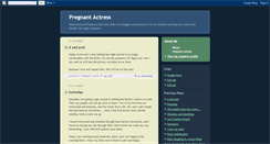 Desktop Screenshot of pregnantactress.blogspot.com