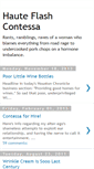 Mobile Screenshot of hauteflashcontessa.blogspot.com