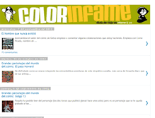 Tablet Screenshot of colorinfame.blogspot.com