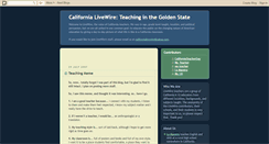 Desktop Screenshot of calivewire.blogspot.com