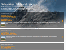 Tablet Screenshot of bishopbriggshigh.blogspot.com