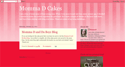 Desktop Screenshot of mommadcakes.blogspot.com