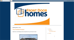 Desktop Screenshot of frontdoorhomesllc.blogspot.com