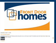 Tablet Screenshot of frontdoorhomesllc.blogspot.com