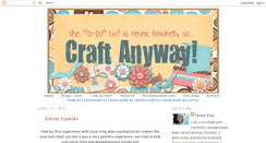 Desktop Screenshot of craftanyway.blogspot.com