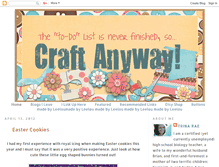 Tablet Screenshot of craftanyway.blogspot.com