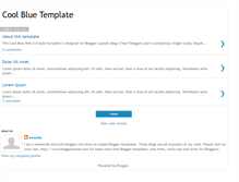 Tablet Screenshot of cool-blue-template-demo.blogspot.com