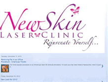 Tablet Screenshot of newskinlaserclinic.blogspot.com