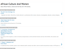 Tablet Screenshot of cultureafrico.blogspot.com