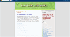 Desktop Screenshot of cancer-answers.blogspot.com
