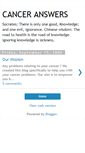 Mobile Screenshot of cancer-answers.blogspot.com