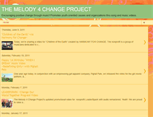 Tablet Screenshot of melody4change.blogspot.com