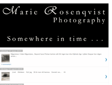 Tablet Screenshot of marierosenqvist.blogspot.com