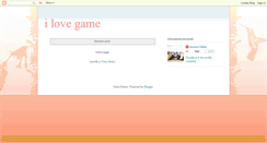 Desktop Screenshot of ilovegamex.blogspot.com