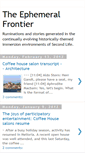 Mobile Screenshot of ephemeralfrontier.blogspot.com
