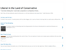 Tablet Screenshot of liberalinthelandofconservative.blogspot.com