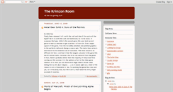 Desktop Screenshot of krimzonroom.blogspot.com