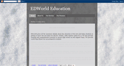 Desktop Screenshot of edworldeducationimmigration.blogspot.com