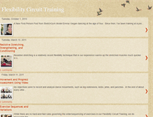 Tablet Screenshot of flexibilitycircuittraining.blogspot.com