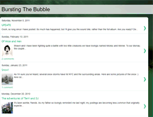 Tablet Screenshot of bursting-the-bubble.blogspot.com