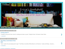 Tablet Screenshot of ericasbookshelf.blogspot.com