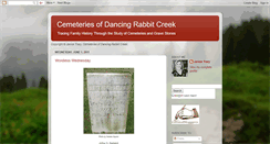 Desktop Screenshot of cemeteriesofdancingrabbitcreek.blogspot.com