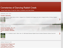 Tablet Screenshot of cemeteriesofdancingrabbitcreek.blogspot.com