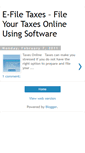 Mobile Screenshot of filetaxonline.blogspot.com