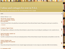 Tablet Screenshot of cottages-in-pei.blogspot.com