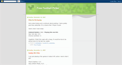 Desktop Screenshot of freefootballpicker.blogspot.com
