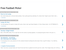 Tablet Screenshot of freefootballpicker.blogspot.com
