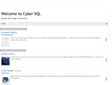 Tablet Screenshot of cybersql.blogspot.com