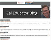 Tablet Screenshot of calteacherblog.blogspot.com