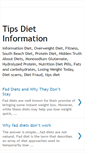 Mobile Screenshot of info-diets.blogspot.com
