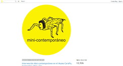 Desktop Screenshot of mini-contemporaneo.blogspot.com