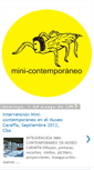 Mobile Screenshot of mini-contemporaneo.blogspot.com