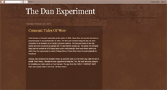 Desktop Screenshot of danexperiment.blogspot.com
