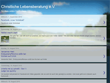 Tablet Screenshot of christliche-lebensberatung.blogspot.com