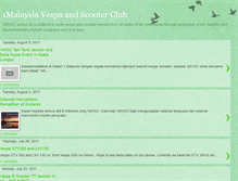 Tablet Screenshot of 1malaysiavespascooterclub.blogspot.com