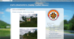Desktop Screenshot of dtocaribexploradores.blogspot.com