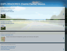 Tablet Screenshot of dtocaribexploradores.blogspot.com