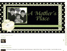 Tablet Screenshot of amothersplace.blogspot.com