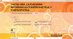 Desktop Screenshot of ciudadaniainformadapatty.blogspot.com