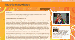 Desktop Screenshot of knucklesandwiches.blogspot.com