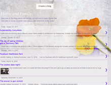 Tablet Screenshot of home-and-family-blog.blogspot.com
